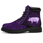 Pig Mandala All-Season Boots