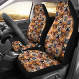 Puggle Full Face Car Seat Covers