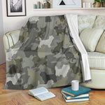 Cairn Terrier Camo Blanket