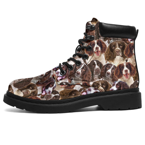 English Springer Spaniel Full Face All-Season Boots