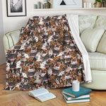 Staffordshire Bull Terrier Full Face Blanket