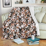 Bull Terrier Full Face Blanket