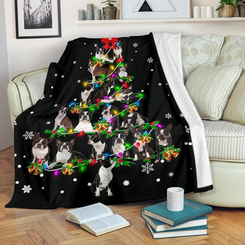 Boston Terrier Christmas Tree