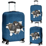 Cocker Spaniel Torn Paper Luggage Covers