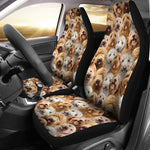 Goldendoodle Full Face Car Seat Covers