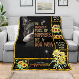 Boston Terrier-A Dog Mom Blanket