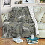 Rhodesian Ridgeback Camo Blanket