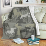 Dachshund Camo Blanket