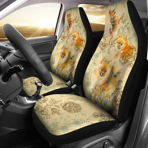 Pomeranian - Car Seat Covers