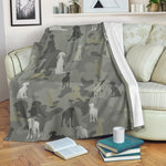 Saluki Camo Blanket