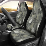 Yorkshire Terrier Camo Car Seat Covers