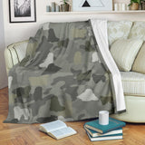 Bergamasco Shepherd Camo Blanket