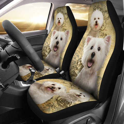 Bichon Frise - Car Seat Covers