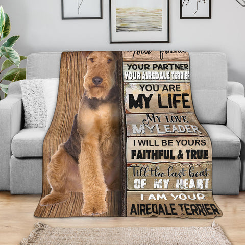 Airedale Terrier-Your Partner Blanket