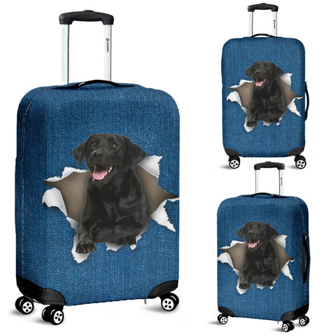 Labrador Retriever Torn Paper Luggage Covers