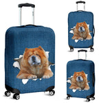 Chow Chow Torn Paper Luggage Covers