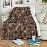 German Longhaired Pointer Full Face Blanket