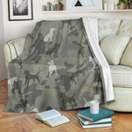 Smooth Fox Terrier Camo Blanket