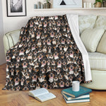 Greater Swiss Mountain Dog Full Face Blanket