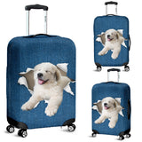 Great Pyrenees Torn Paper Luggage Covers