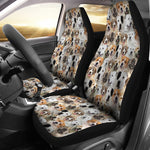 Central Asian Shepherd Dog Full Face Car Seat Covers