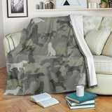 Bracco Italiano Camo Blanket