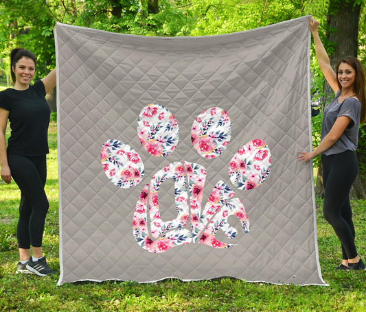 Love paw premium quilt