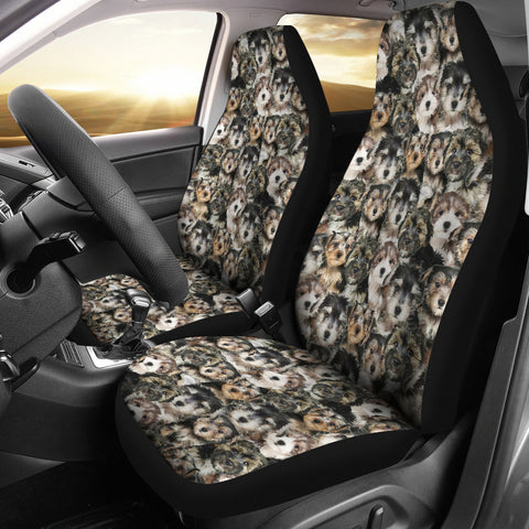 Morkie Full Face Car Seat Covers