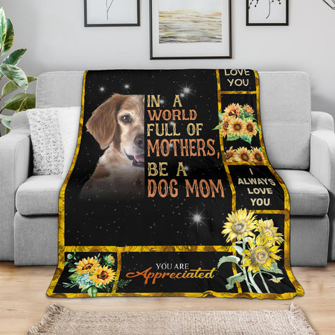 Brittany-A Dog Mom Blanket