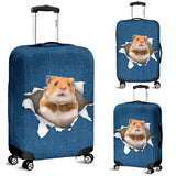 Hamster Torn Paper Luggage Covers