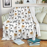 Greyhound Paw Blanket