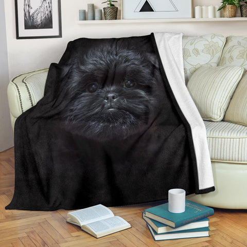 Cairn Terrier 1 Face Hair Blanket