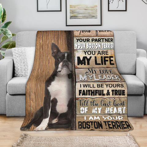 Boston Terrier-Your Partner Blanket