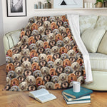 Otterhound Full Face Blanket