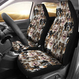 Australian Shepherd Full Face Car Seat Covers