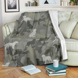 Chesapeake Bay Retriever Camo Blanket