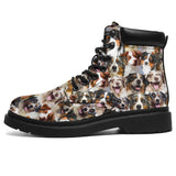 Australian Shepherd Full Face All-Season Boots