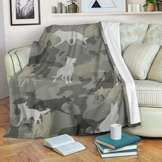 Berger Blanc Suisse Camo Blanket