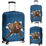 Chesapeake Bay Retriever Torn Paper Luggage Covers