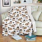 Pekingese Paw Blanket