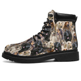 Afghan Hound Full Face All-Season Boots