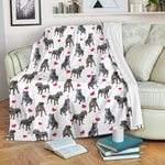 Cane Corso Heart Blanket