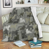 Cesky Terrier Camo Blanket