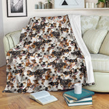 Jack Russell Terrier Full Face Blanket