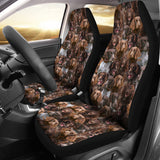 German Spaniel Full Face Car Seat Covers