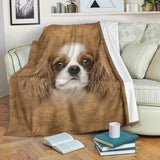 Cavalier King Charles Face Hair Blanket