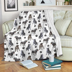 Cane Corso Paw Blanket