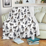 Cane Corso Paw Blanket