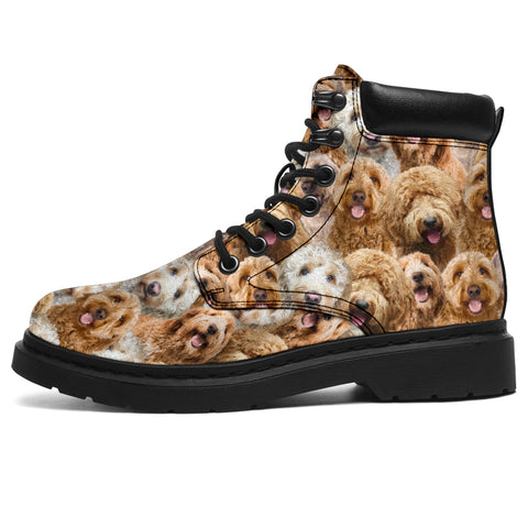 Goldendoodle Full Face All-Season Boots