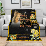 Shetland Sheepdog-A Dog Mom Blanket